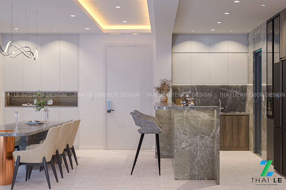 Thiết kế nội thất căn hộ Cardinal Court Q.7 - 100m2